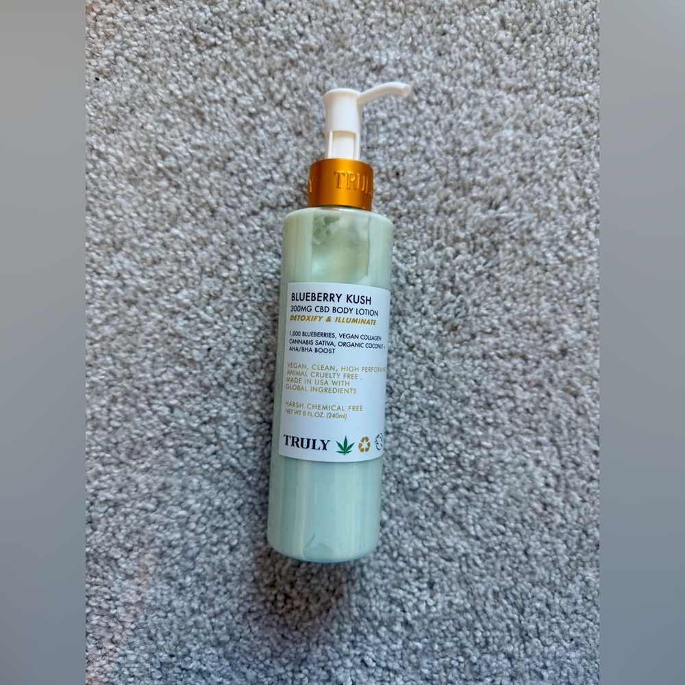 Truly Blueberry Kush CBD Body Lotion NEW